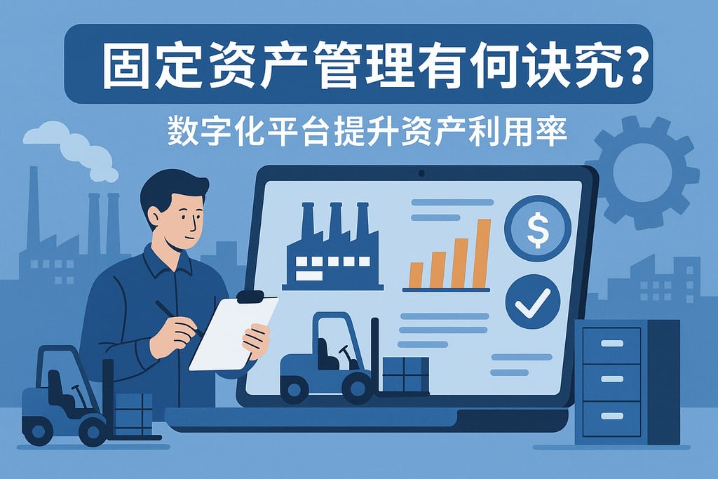 固定资产管理有何诀窍？数字化平台提升资产利用率