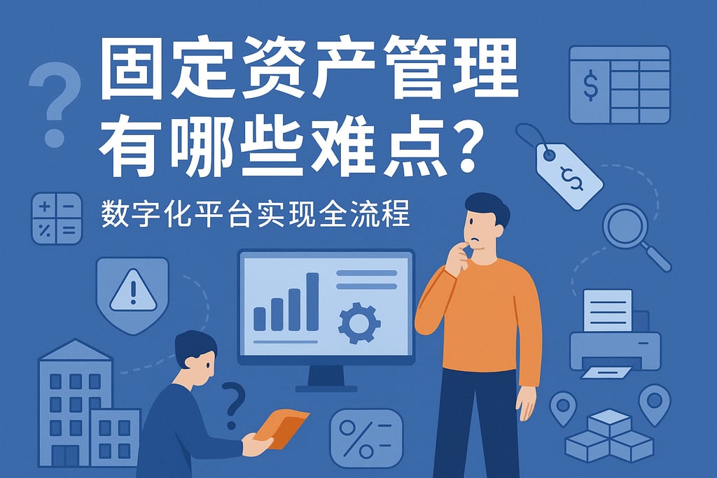 固定资产管理有哪些难点？数字化平台实现全流程