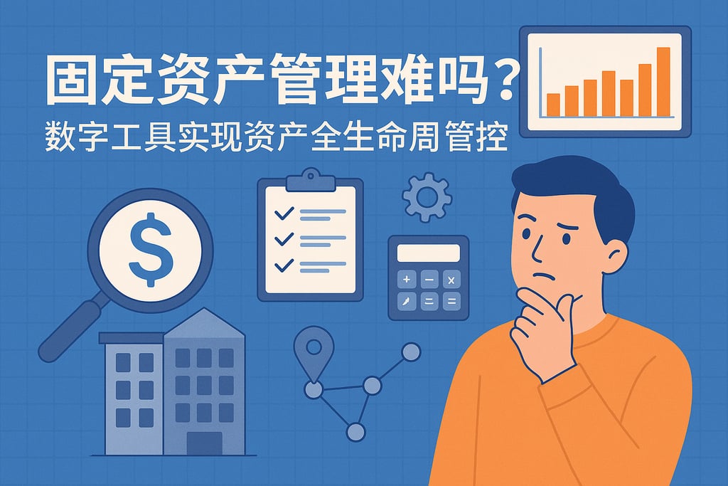 固定资产管理难吗？数字工具实现资产全生命周期管控