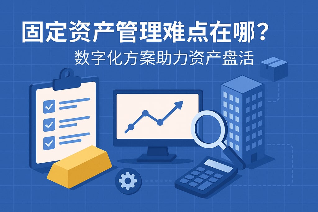 固定资产管理难点在哪？数字化方案助力资产盘活