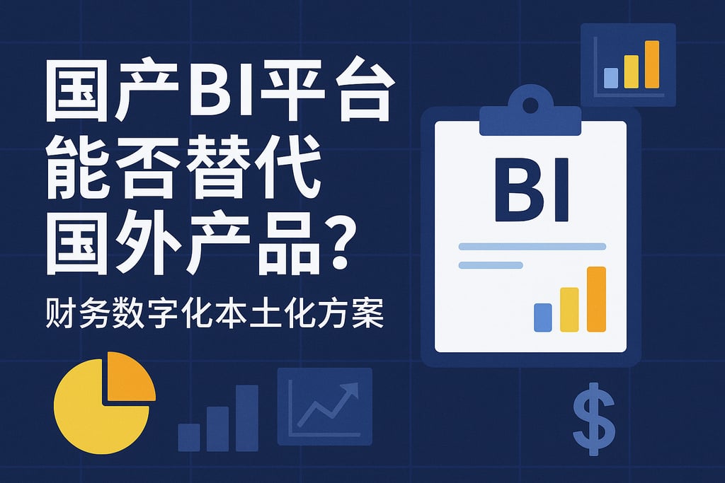 国产BI平台能否替代国外产品？财务数字化本土化方案
