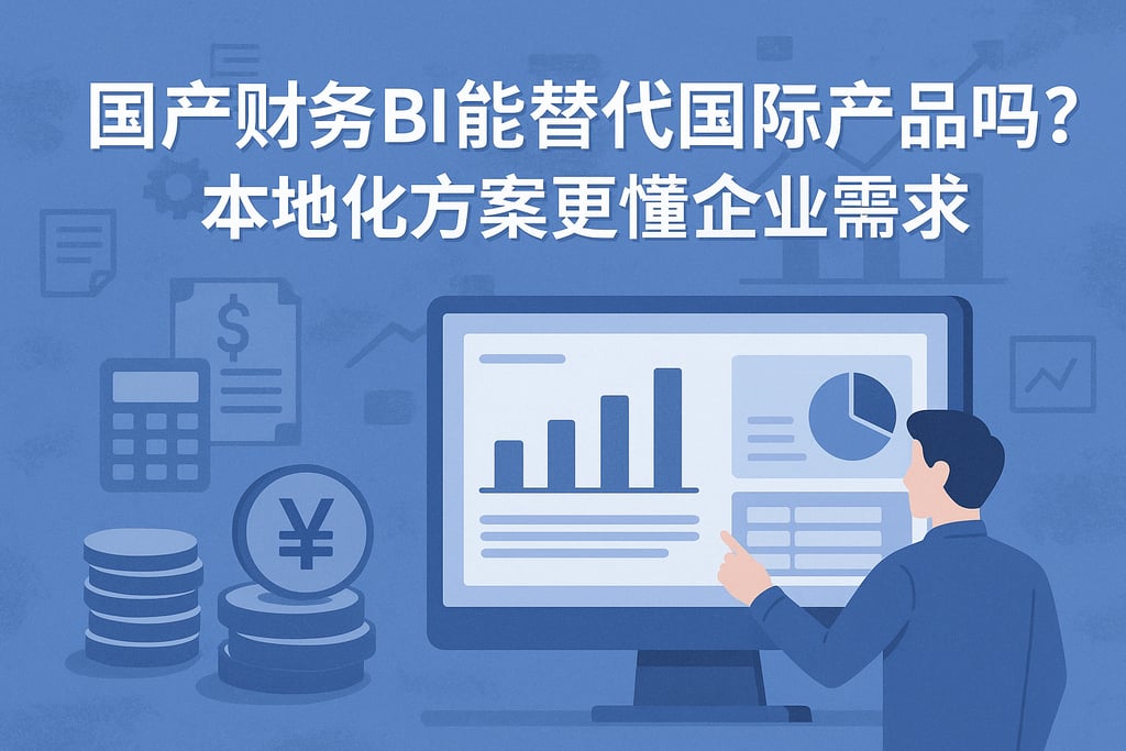 国产财务BI能替代国际产品吗？本地化方案更懂企业需求
