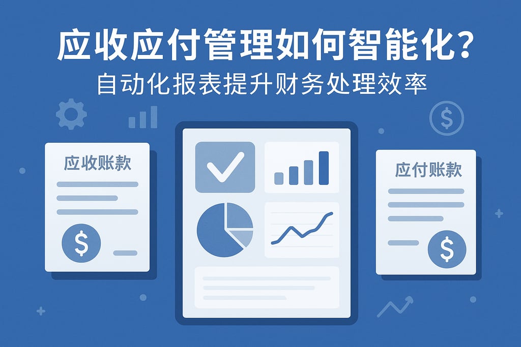 应收应付管理如何智能化？自动化报表提升财务处理效率