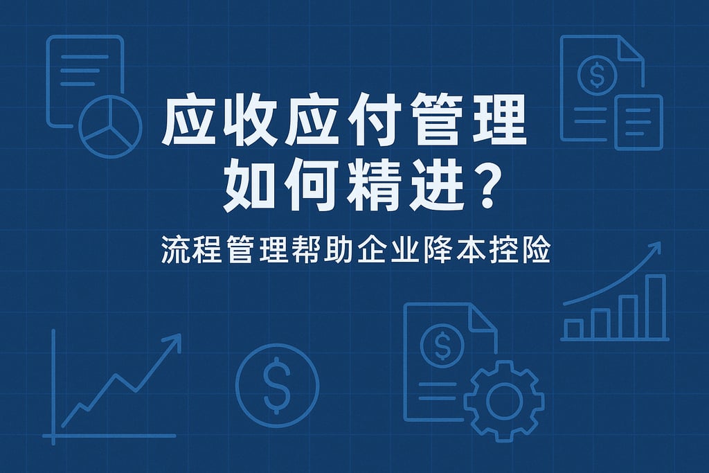 应收应付管理如何精进？流程管理帮助企业降本控险