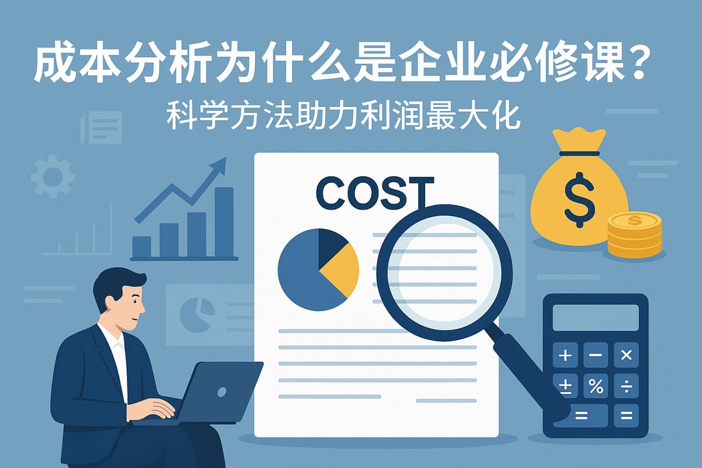 成本分析为什么是企业必修课？科学方法助力利润最大化