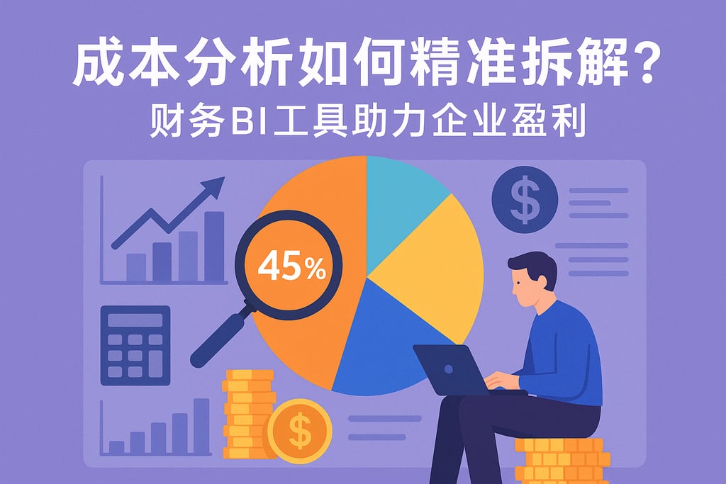 成本分析如何精准拆解？财务BI工具助力企业盈利