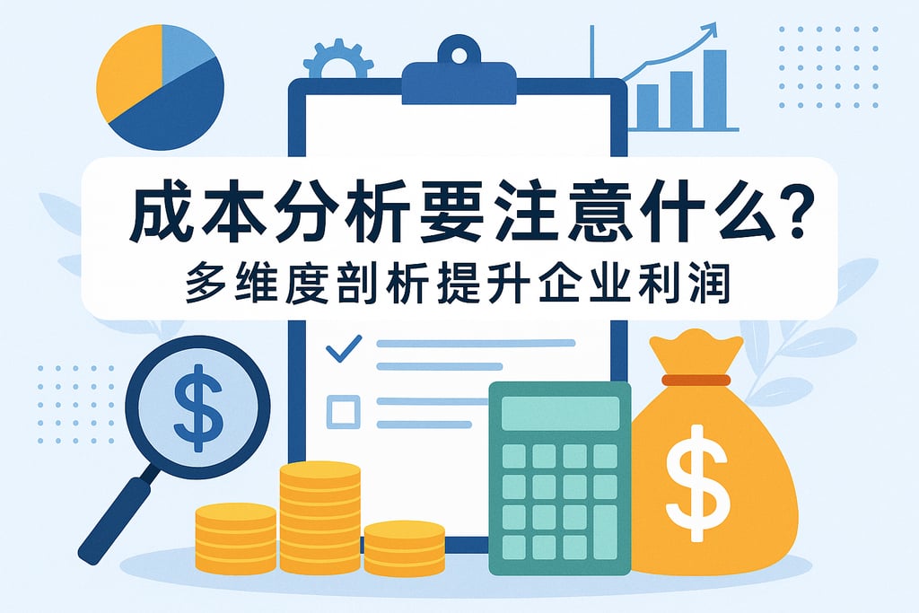 成本分析要注意什么？多维度剖析提升企业利润