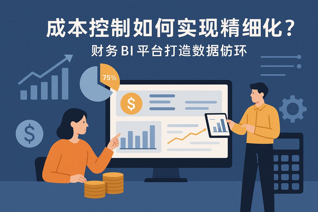 成本控制如何实现精细化？财务BI平台打造数据闭环