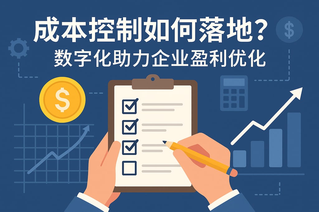 成本控制如何落地？数字化助力企业盈利优化