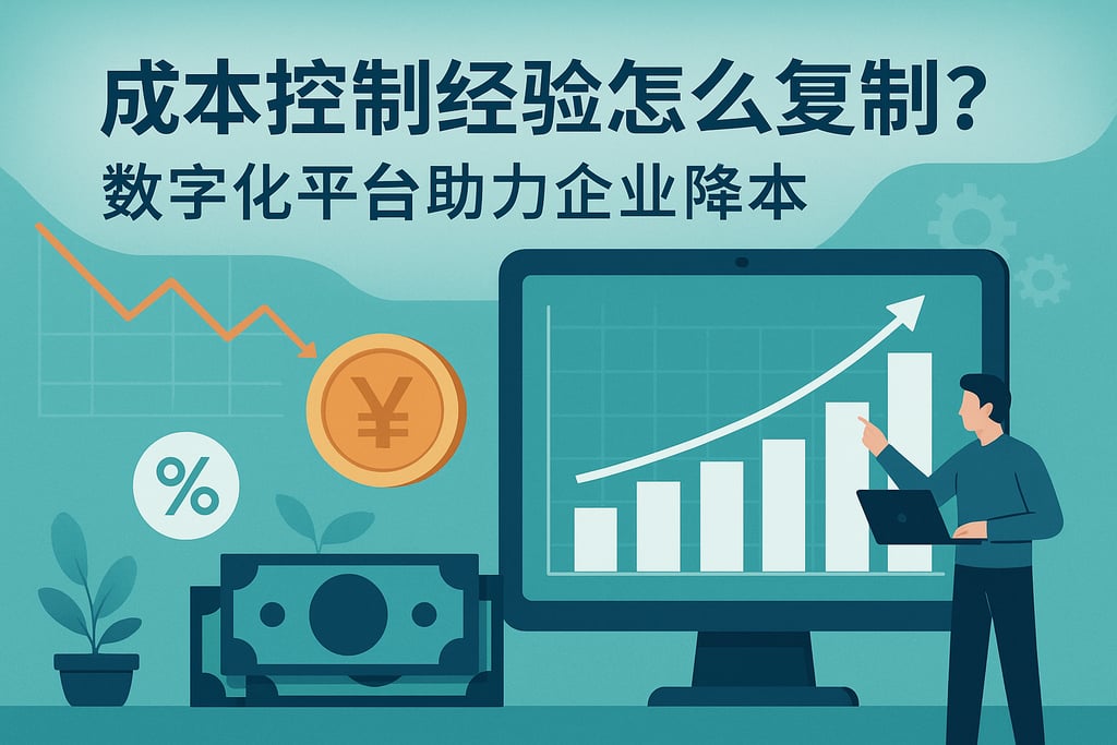 成本控制经验怎么复制？数字化平台助力企业降本