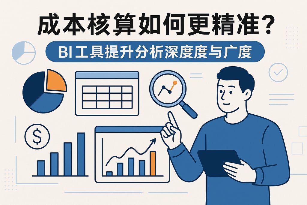 成本核算如何更精准？BI工具提升分析深度与广度