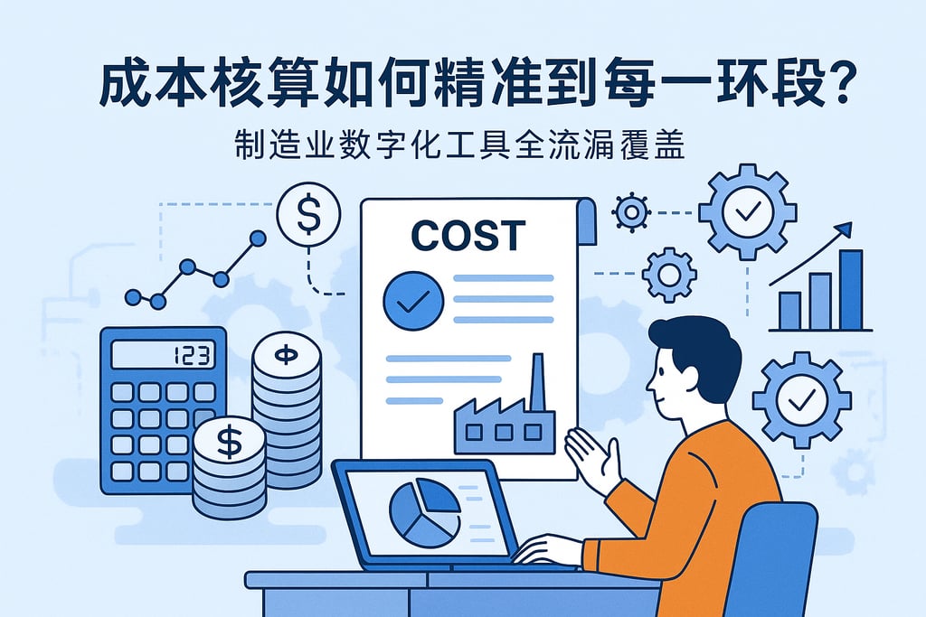 成本核算如何精准到每一环节？制造业数字化工具全流程覆盖