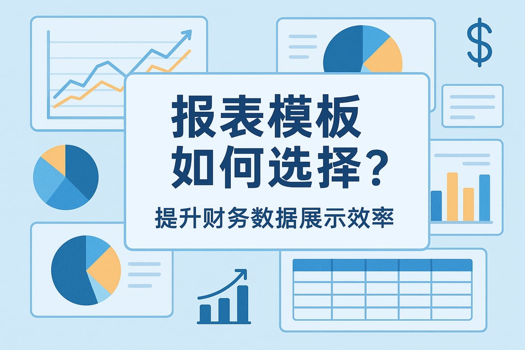 报表模板如何选择？提升财务数据展示效率