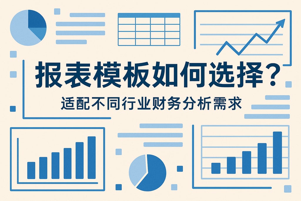 报表模板如何选择？适配不同行业财务分析需求