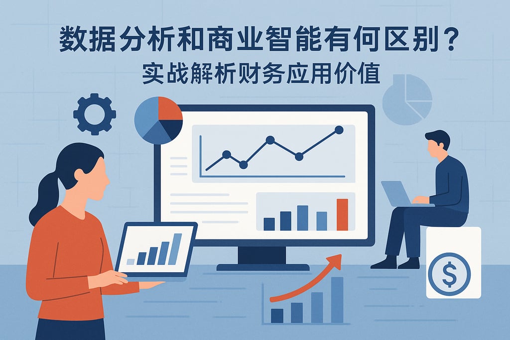 数据分析和商业智能有何区别？实战解析财务应用价值