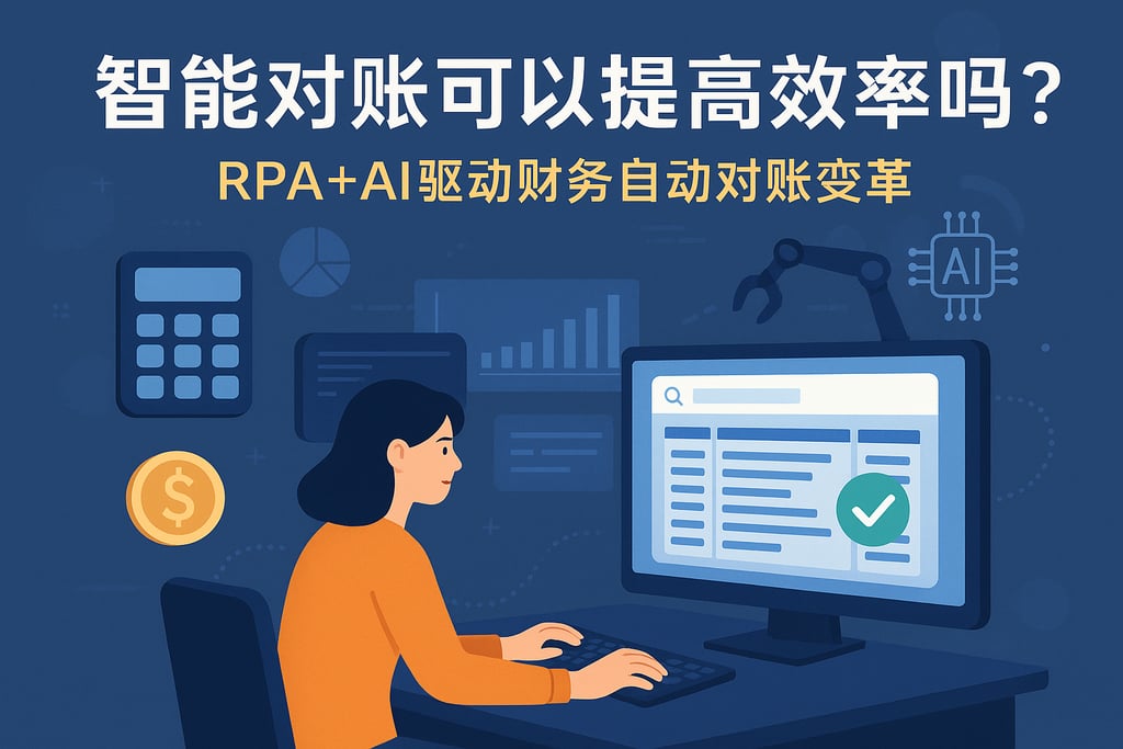 智能对账可以提高效率吗？RPA+AI驱动财务自动对账变革