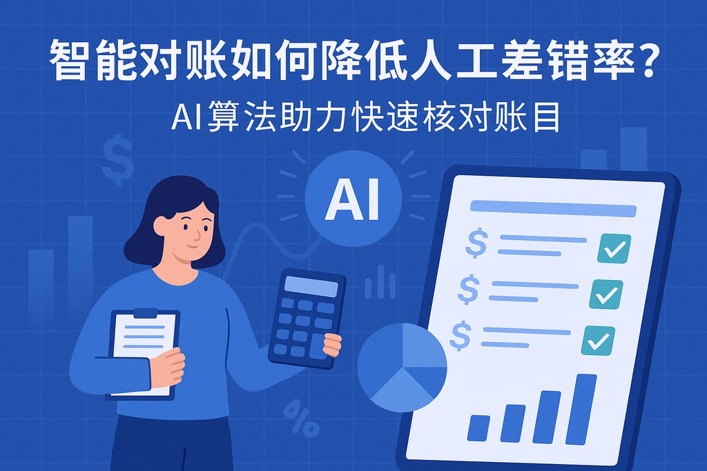 智能对账如何降低人工差错率？AI算法助力快速核对账目