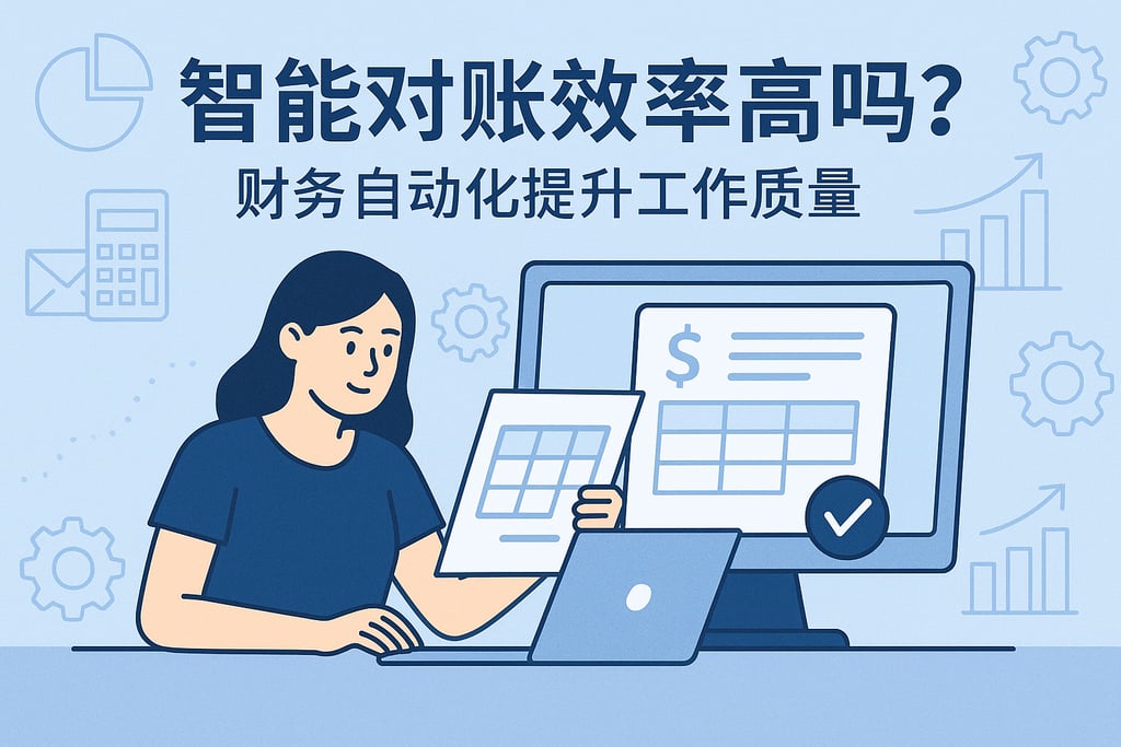 智能对账效率高吗？财务自动化提升工作质量