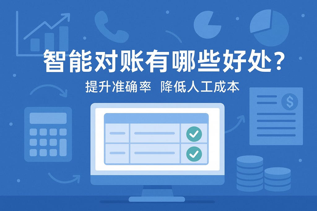 智能对账有哪些好处？提升准确率降低人工成本