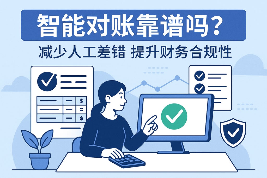 智能对账靠谱吗？减少人工差错提升财务合规性