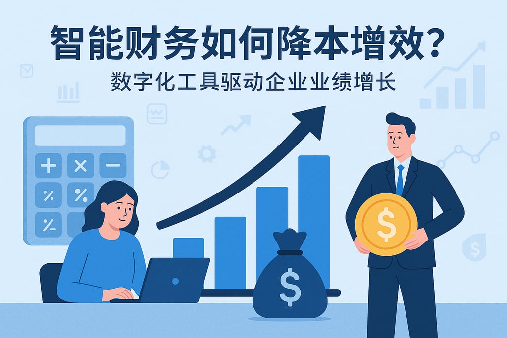 智能财务如何降本增效？数字化工具驱动企业业绩增长
