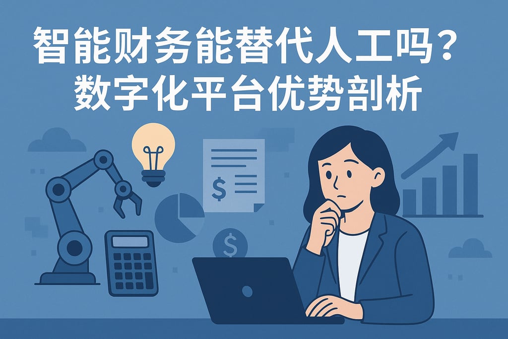 智能财务能替代人工吗？数字化平台优势剖析