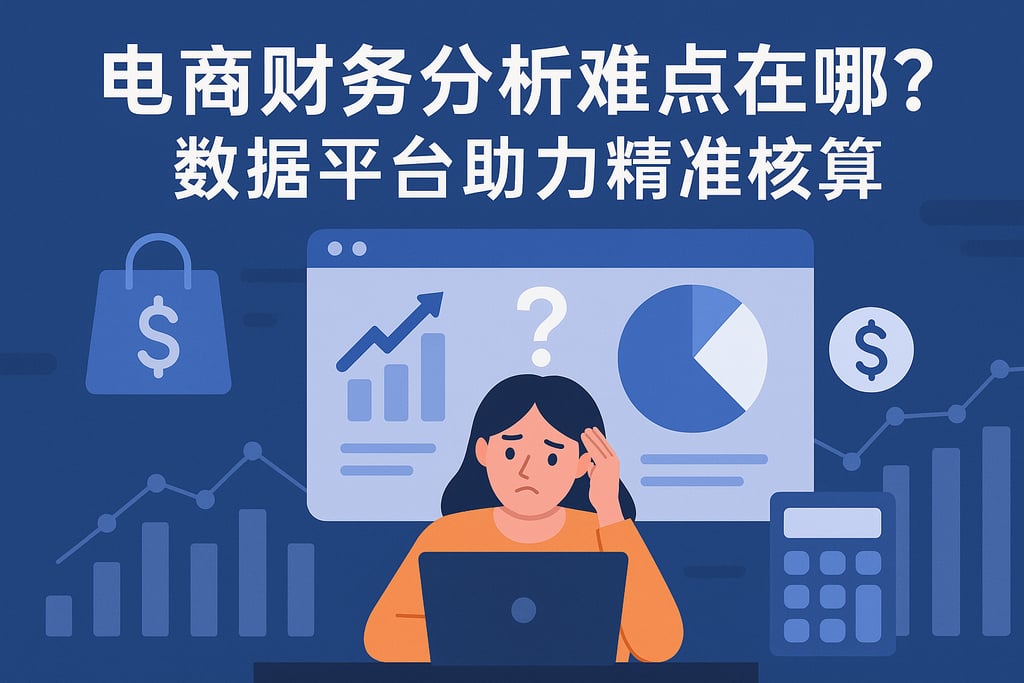 电商财务分析难点在哪？数据平台助力精准核算