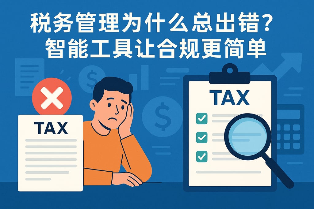 税务管理为什么总出错？智能工具让合规更简单