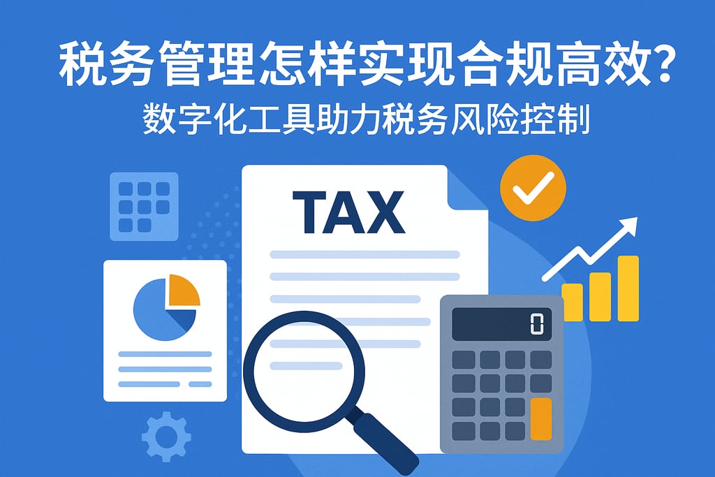 税务管理怎样实现合规高效？数字化工具助力税务风险控制