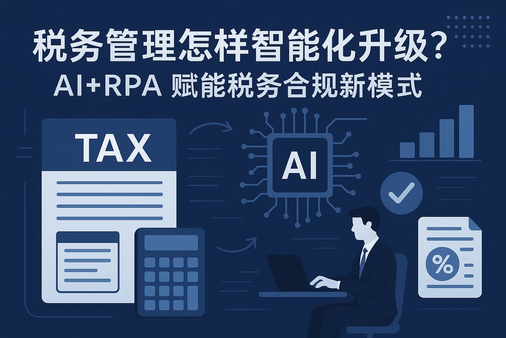 税务管理怎样智能化升级？AI+RPA赋能税务合规新模式