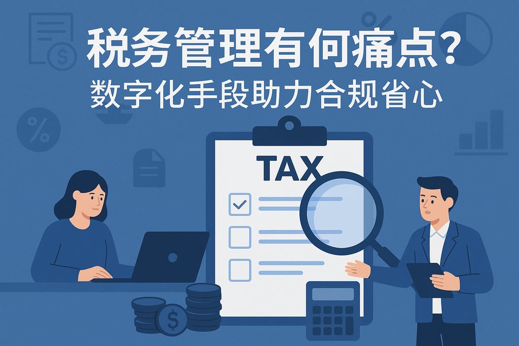 税务管理有哪些痛点？数字化手段助力合规省心