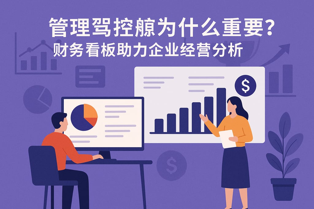 管理驾驶舱为什么重要？财务看板助力企业经营分析