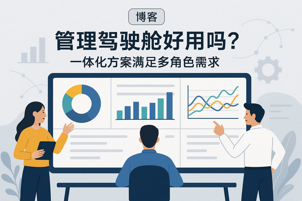 管理驾驶舱好用吗？一体化方案满足多角色需求