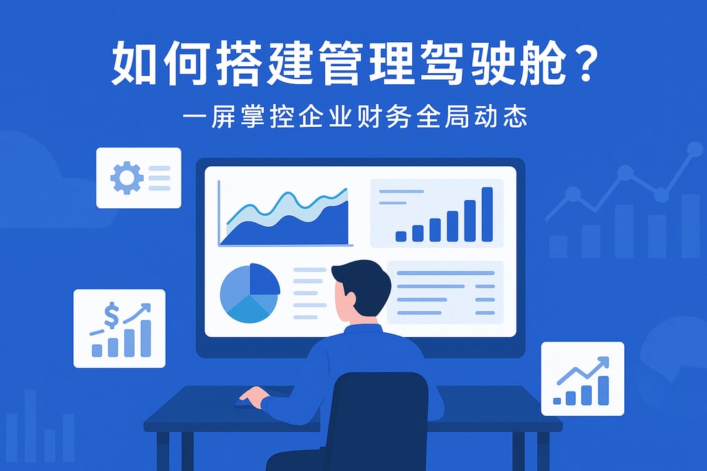 管理驾驶舱如何搭建？一屏掌控企业财务全局动态