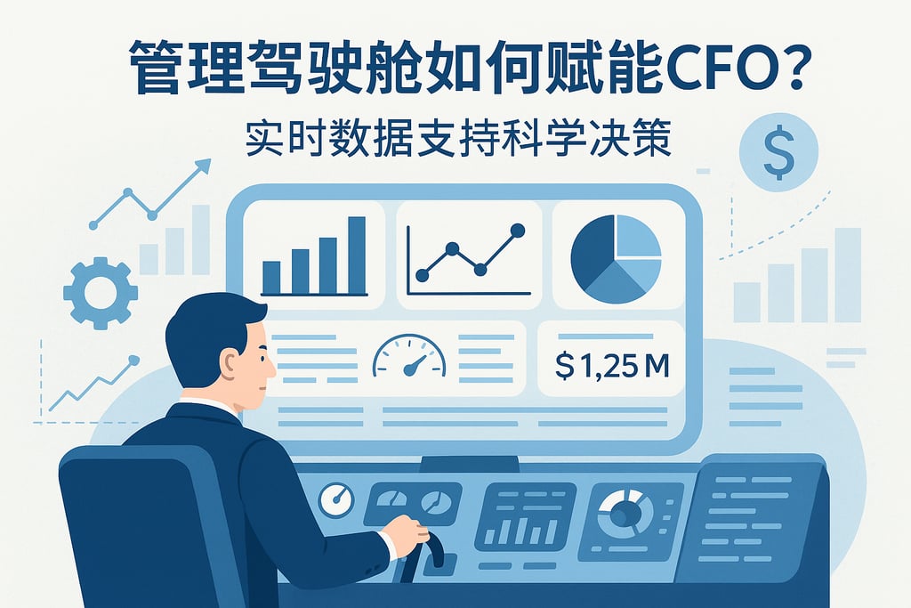 管理驾驶舱如何赋能CFO？实时数据支持科学决策