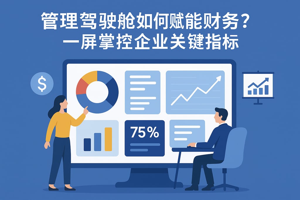 管理驾驶舱如何赋能财务？一屏掌控企业关键指标