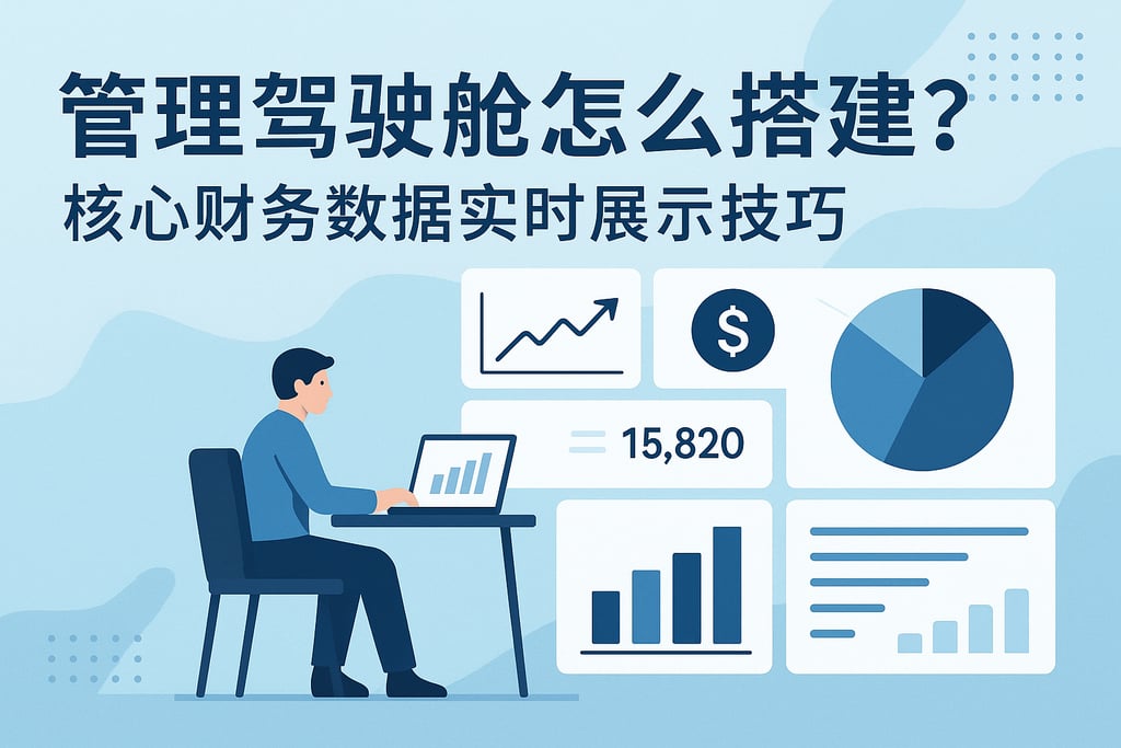 管理驾驶舱怎么搭建？核心财务数据实时展示技巧