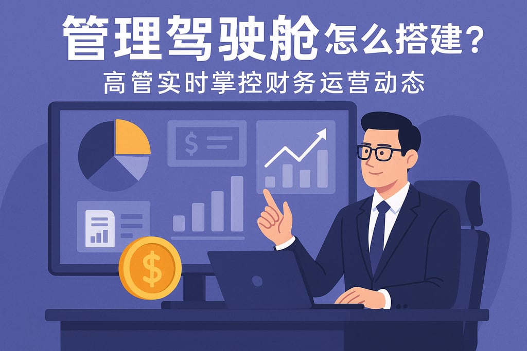 管理驾驶舱怎么搭建？高管实时掌控财务运营动态