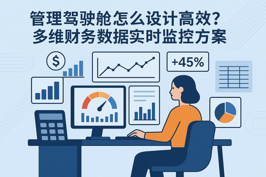 管理驾驶舱怎么设计高效？多维财务数据实时监控方案