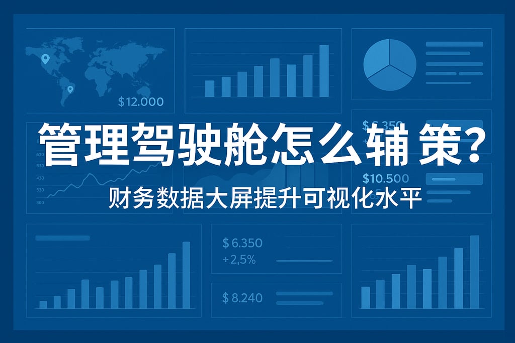 管理驾驶舱怎么辅助决策？财务数据大屏提升可视化水平