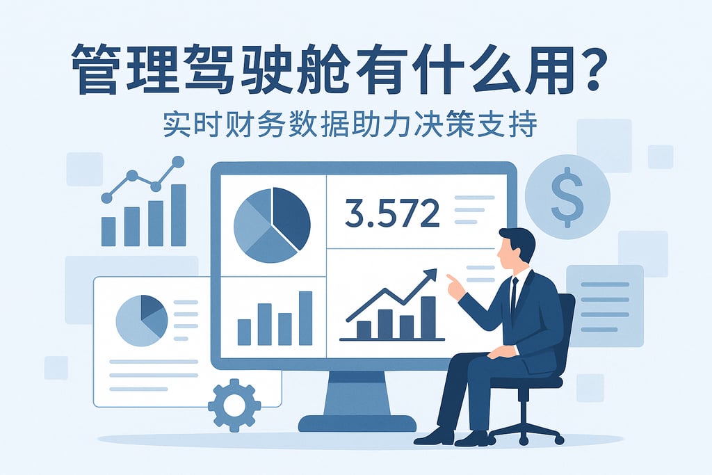 管理驾驶舱有什么用？实时财务数据助力决策支持