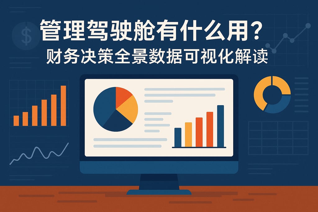 管理驾驶舱有什么用？财务决策全景数据可视化解读