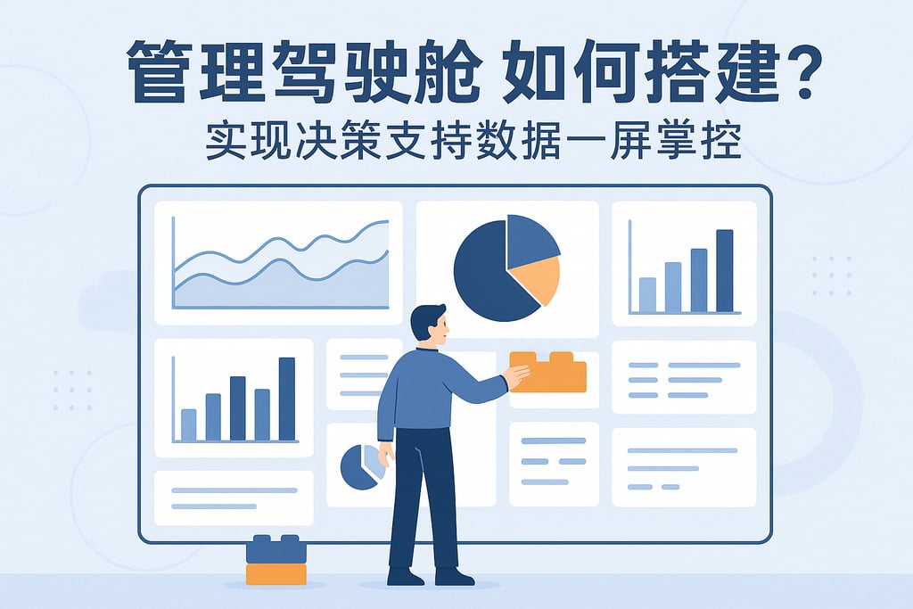 管理驾驶舱该如何搭建？实现决策支持数据一屏掌控