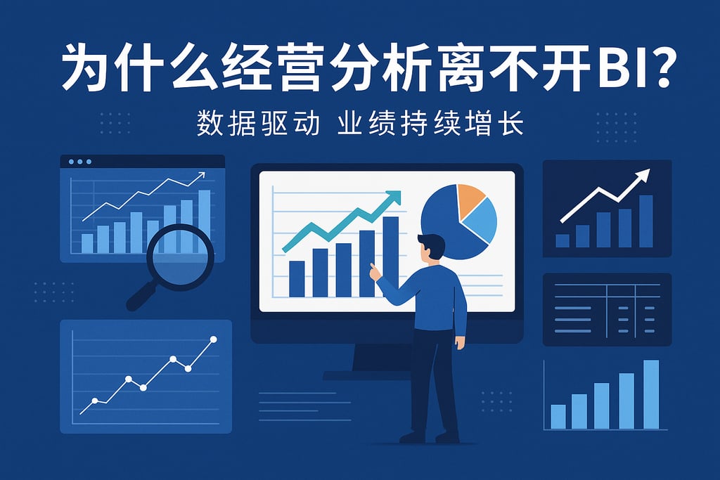 经营分析为什么离不开BI？数据驱动业绩持续增长