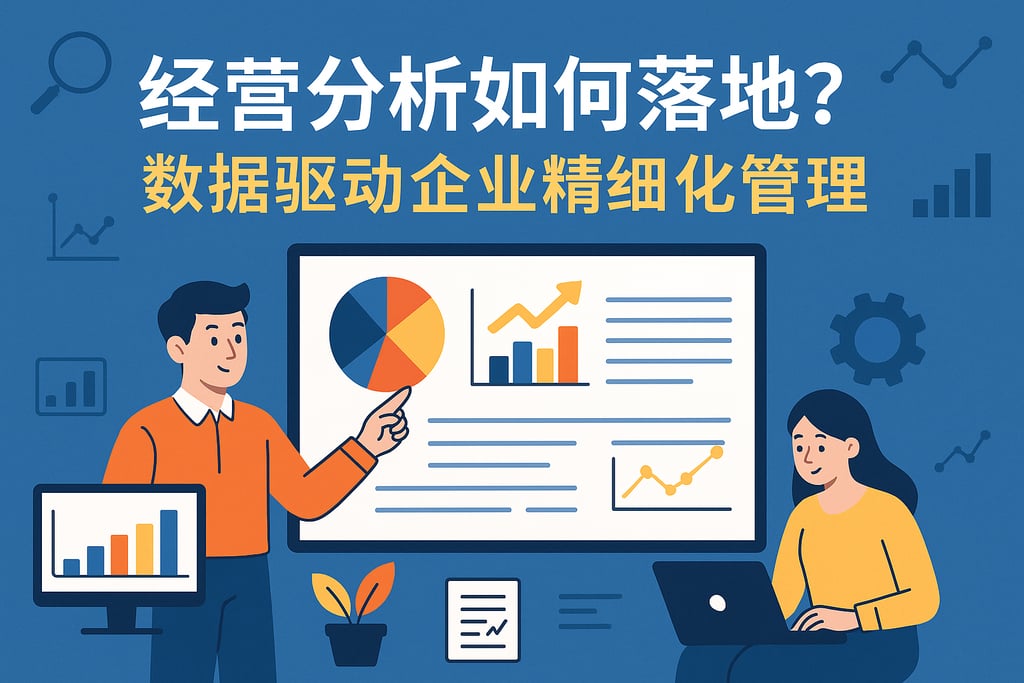 经营分析如何落地？数据驱动企业精细化管理