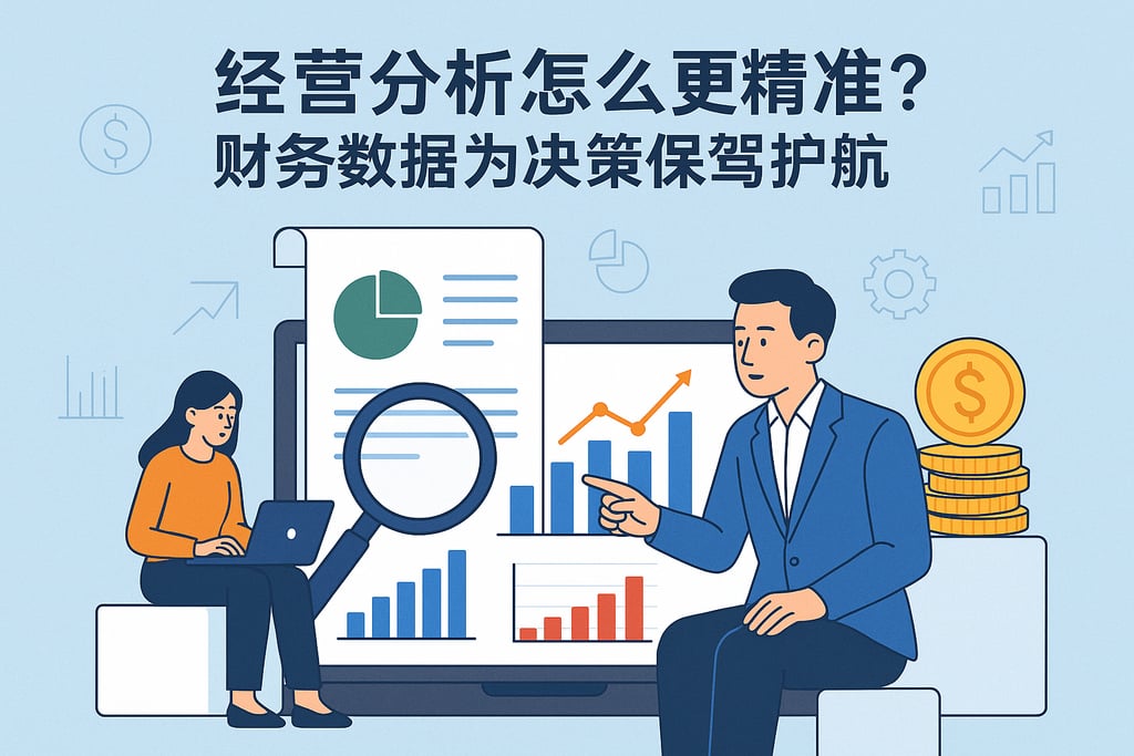 经营分析怎么更精准？财务数据为决策保驾护航
