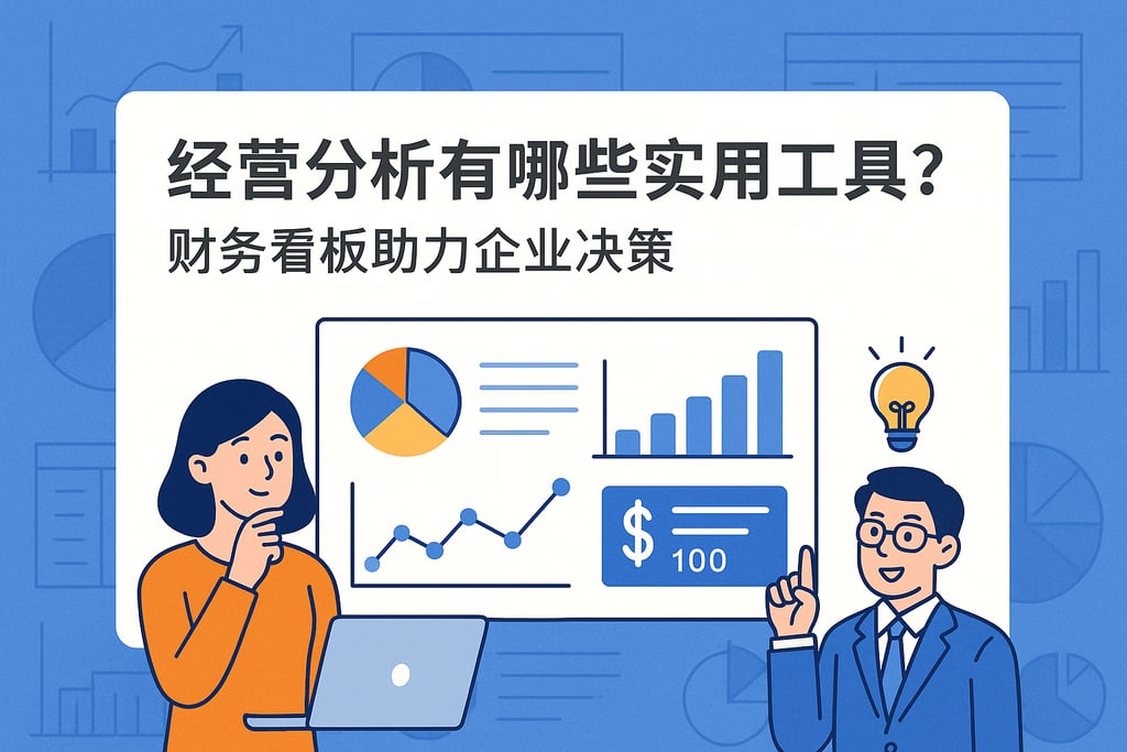 经营分析有哪些实用工具？财务看板助力企业决策