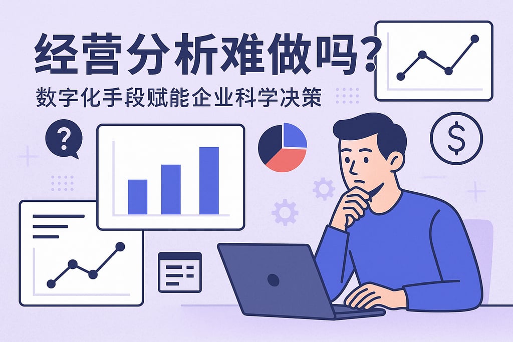 经营分析难做吗？数字化手段赋能企业科学决策