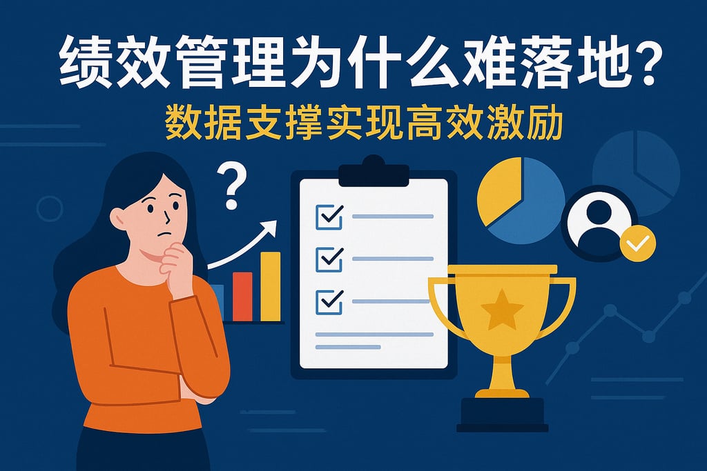 绩效管理为什么难落地？数据支撑实现高效激励
