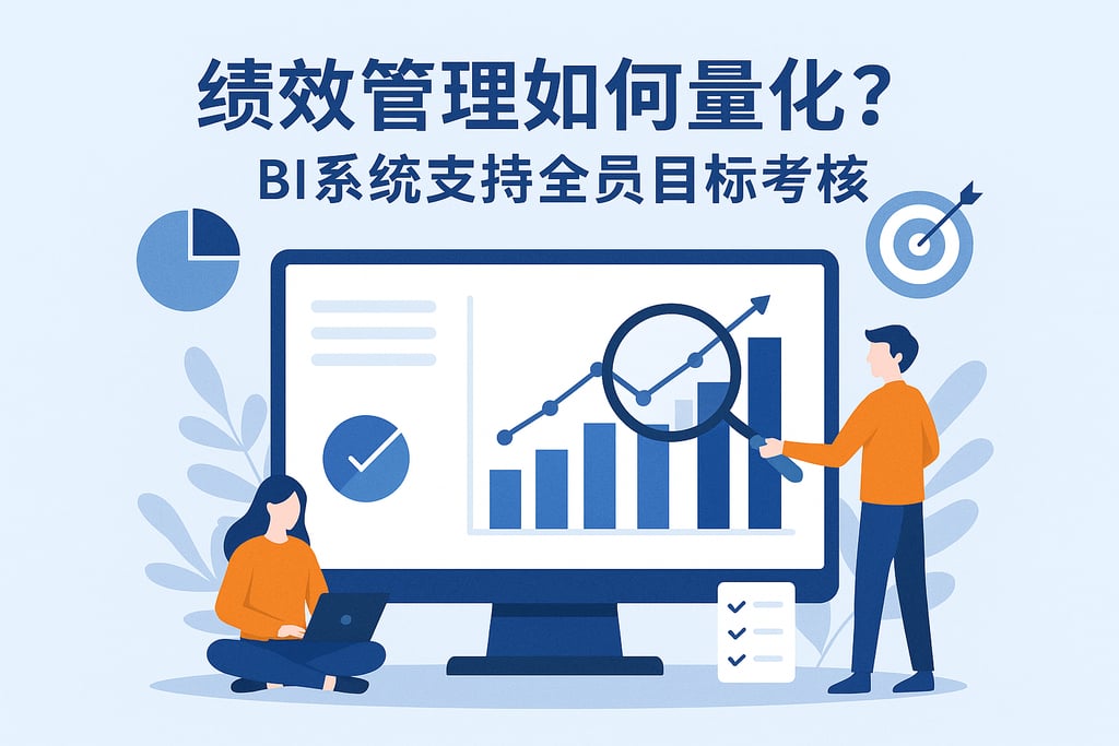 绩效管理如何量化？BI系统支持全员目标考核